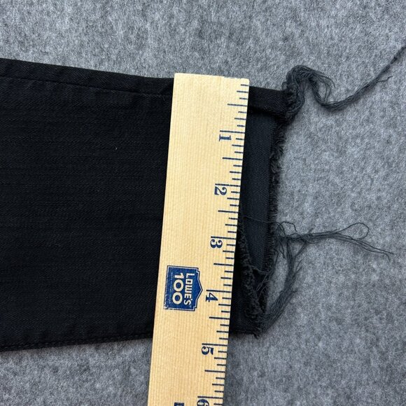 Mother Stunner Zip Ankle Step Fray Jeans Women's Size 27 Not Guilty Black Denim - Picture 13 of 14